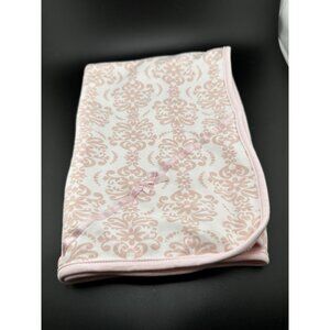 Little Me Pink Damask Baby Blanket
